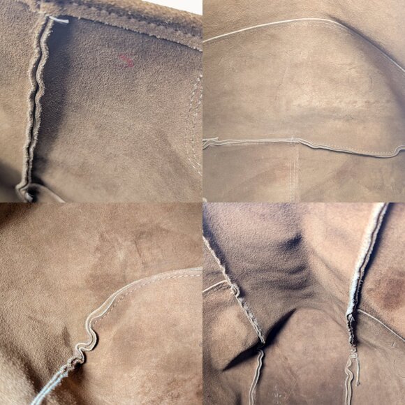 L.L. Bean Vintage Brown Suede Boat and Leather Tote - Picture 11 of 16